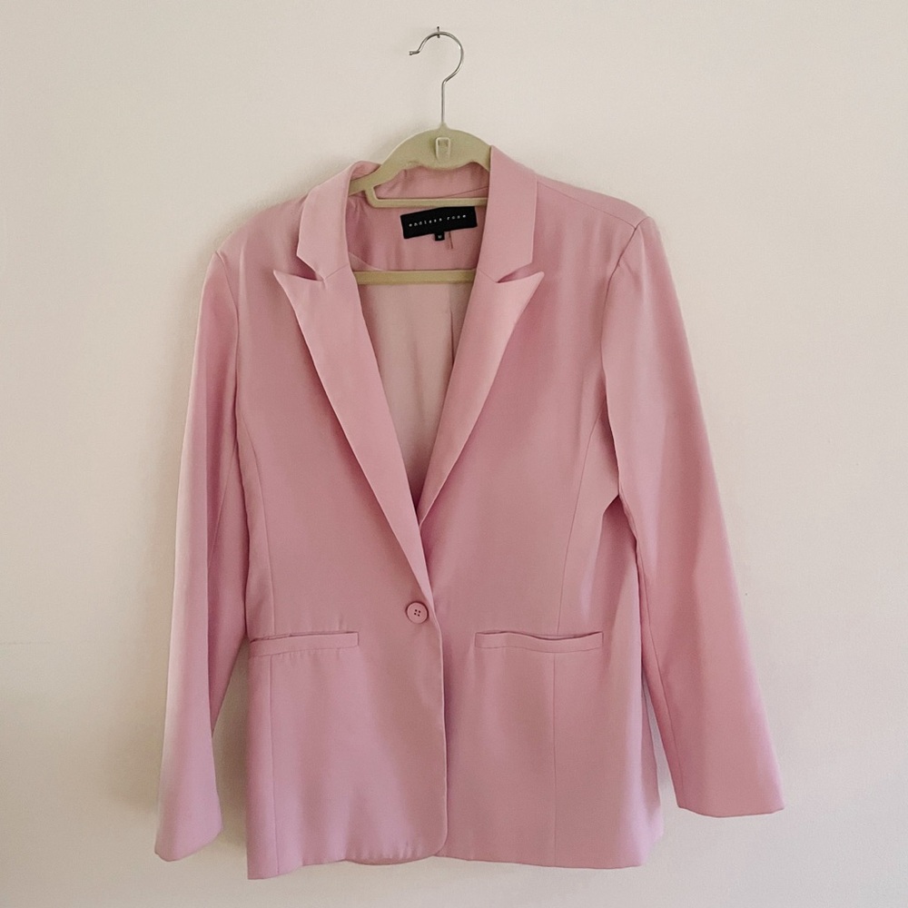 PINK OVERSIZED BLAZER | Endless Rose